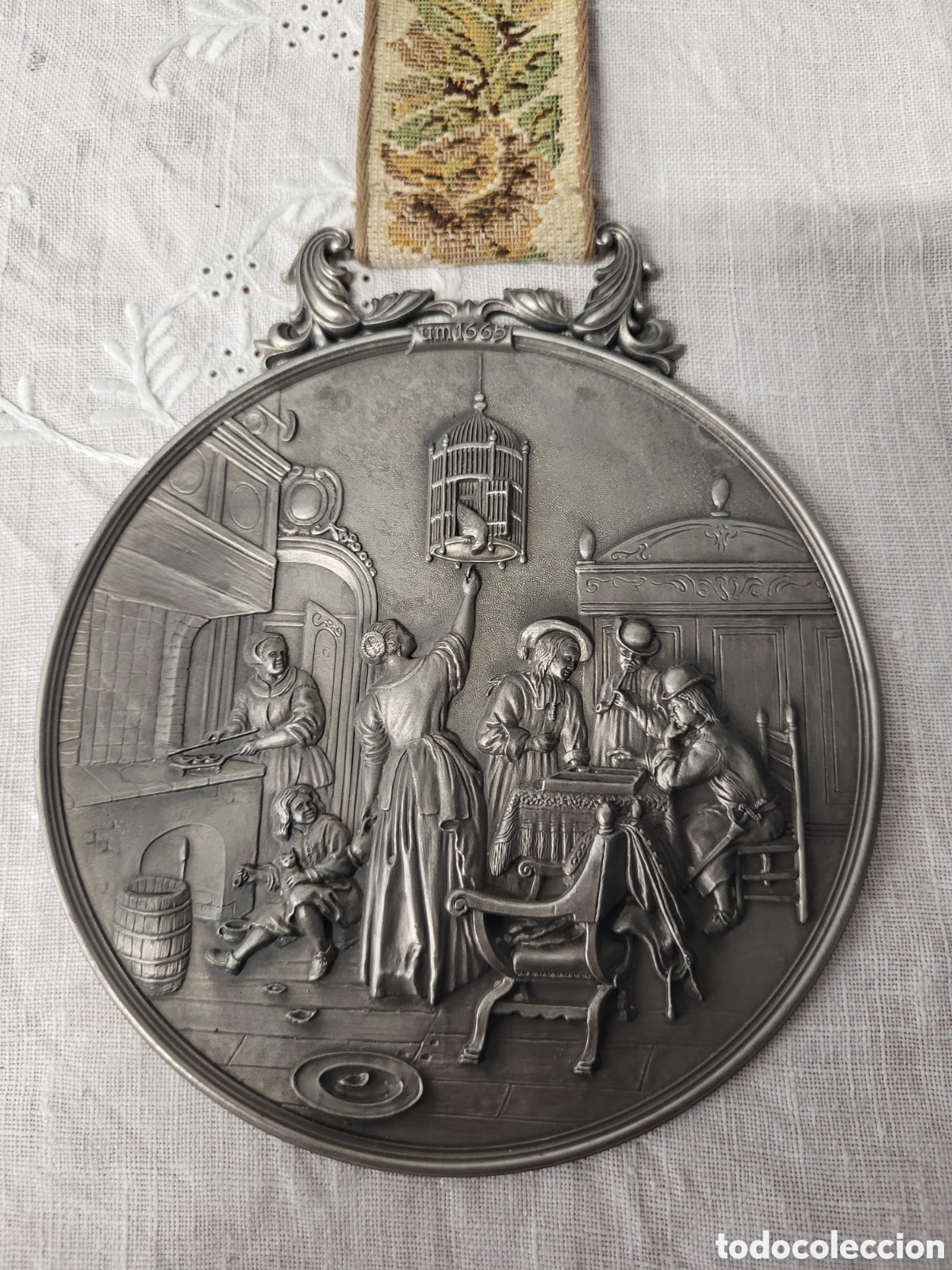 Coleccionismo: MEDALLON DE PARED ZINC - Foto 2