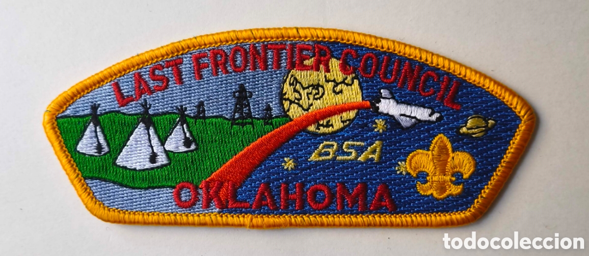 Coleccionismo: EEUU. Parche Scouts. Oklahoma