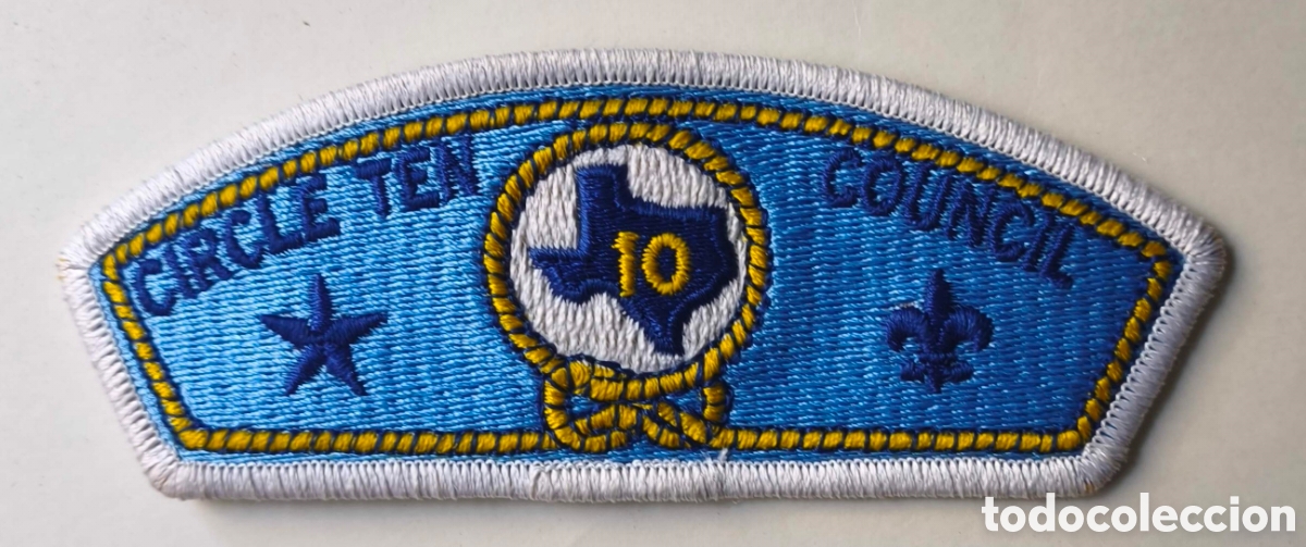 Coleccionismo: EEUU. Parche Scouts. Circle Ten Council