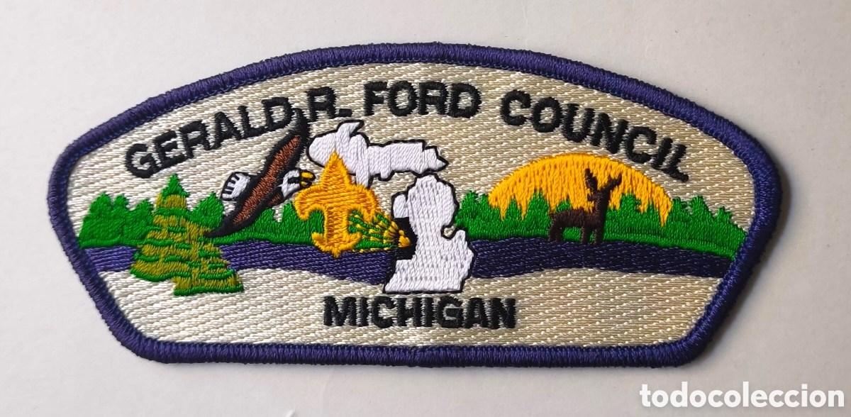 Coleccionismo: EEUU. Parche Scouts. Michigan