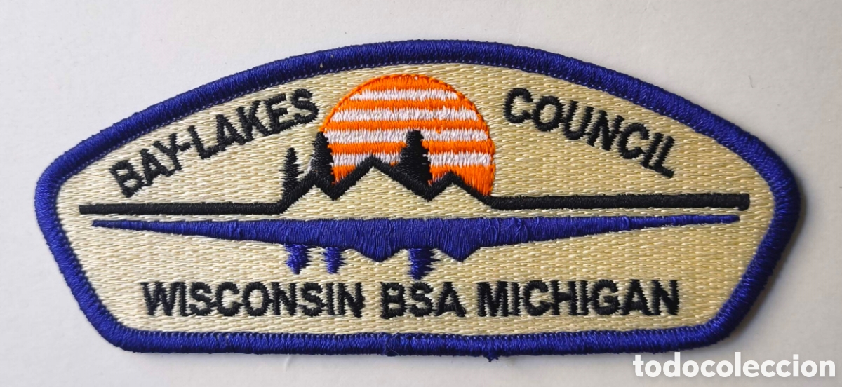 Coleccionismo: EEUU. Parche Scouts. Wisconsin-Michigan