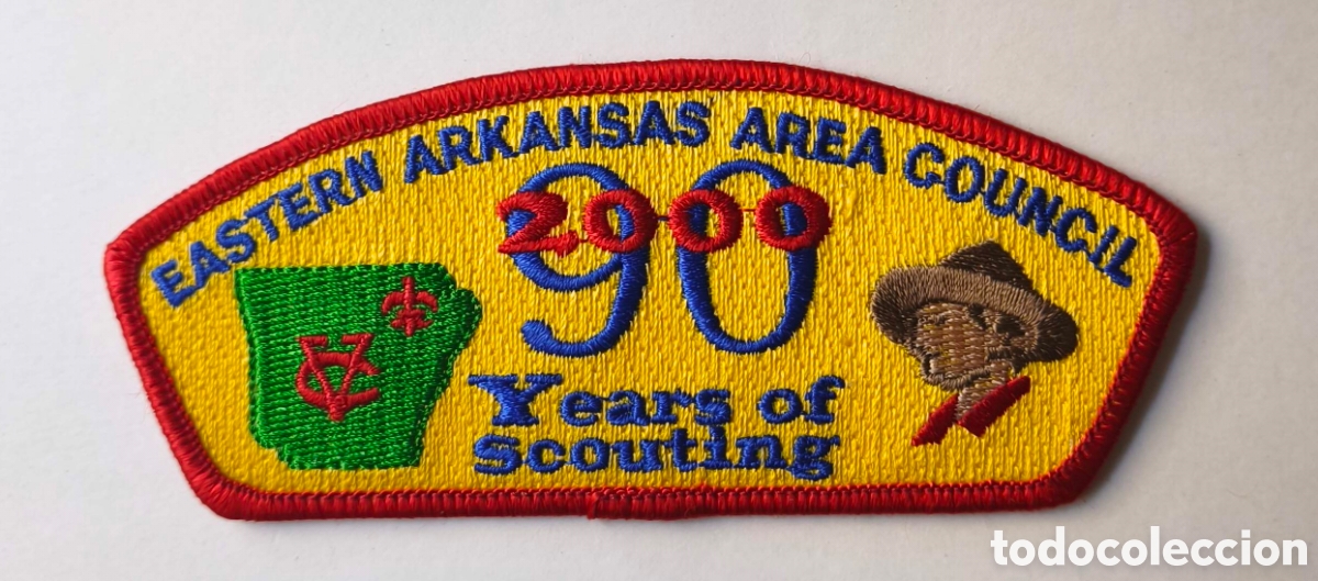 Coleccionismo: EEUU. Parche Scouts. Arkansas