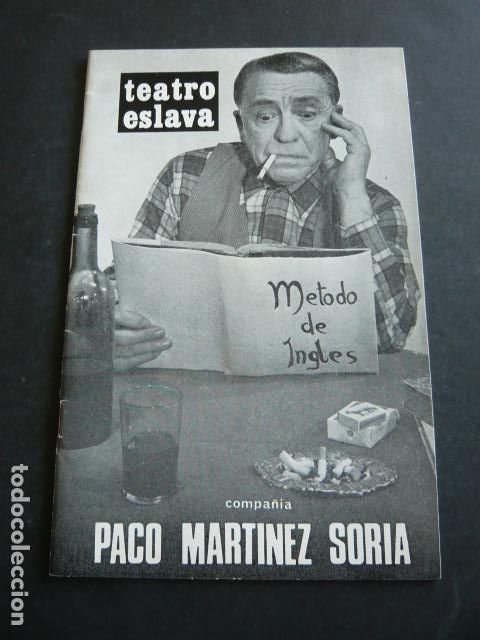 Colecionismo: TEATRO ESLAVA MADRID PROGRAMA PACO MARTINEZ SORIA LA EDUCACION DE LOS PADRES
