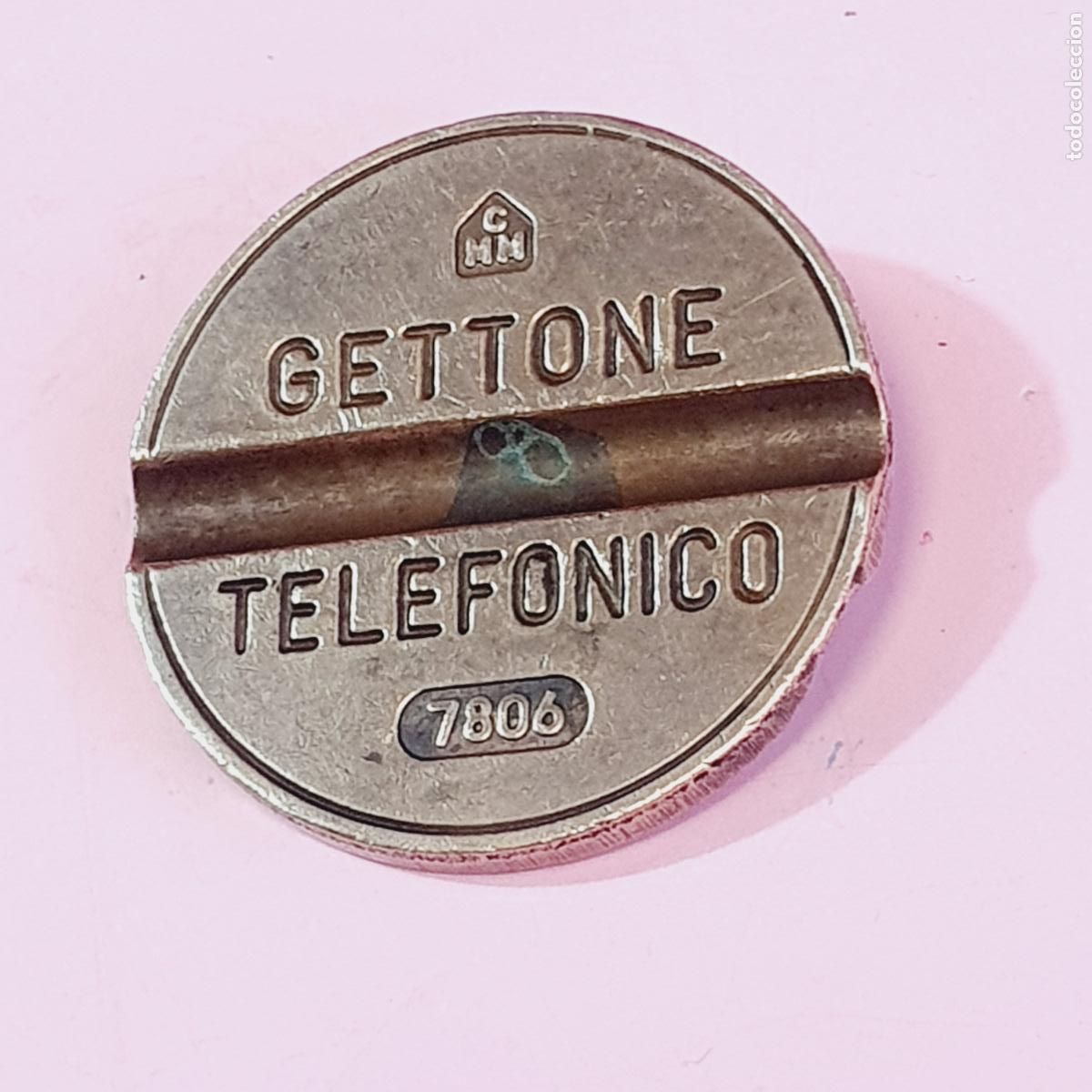Coleccionismo: FICHA TELEF&Oacute;NICA-GETTONE 7806-ITALIA-BUEN ESTADO-VER FOTOGRAF&Iacute;AS.