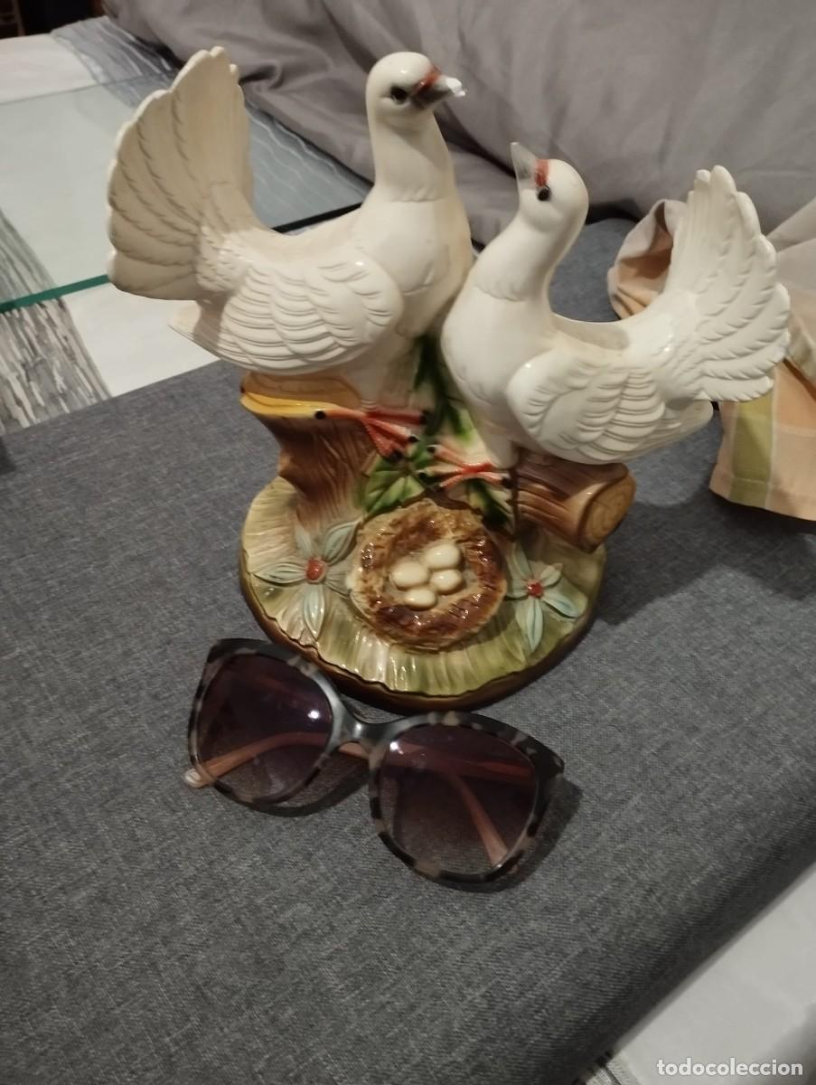 Coleccionismo: figuras de dos palomas