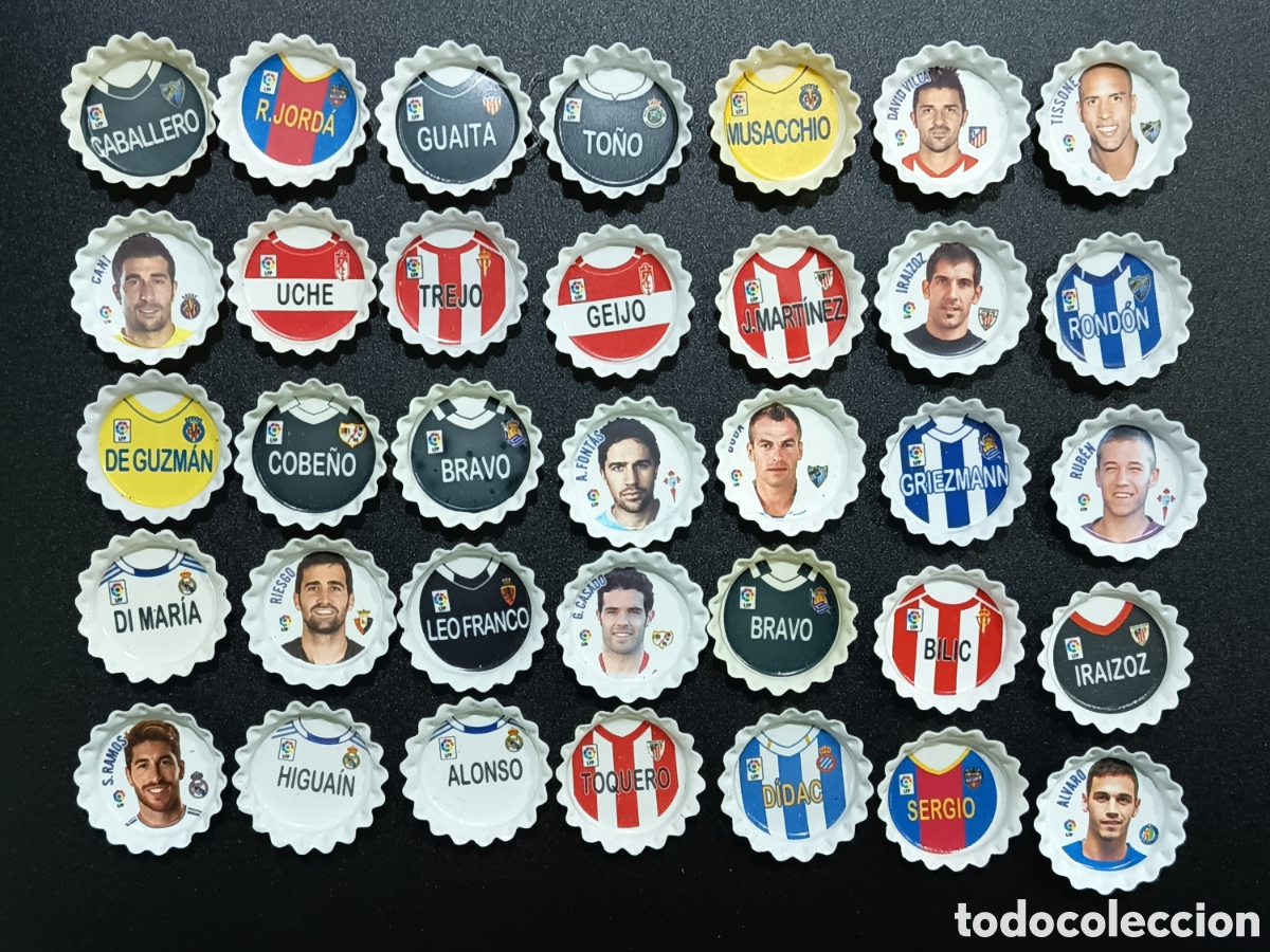 Sammeln: LOTE 66 GREFUCHAPAS GREFULIGA GREFUSA VARIAS TEMPORADAS MESSI