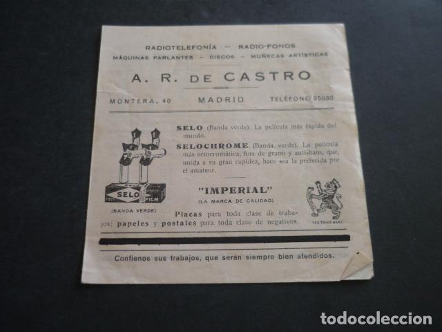 Collezionismo: MADRID A. R. DE CASTRO RADIO TELEFONIA DISCOS MU&Ntilde;ECAS DIPTICO PUBLICITARIO