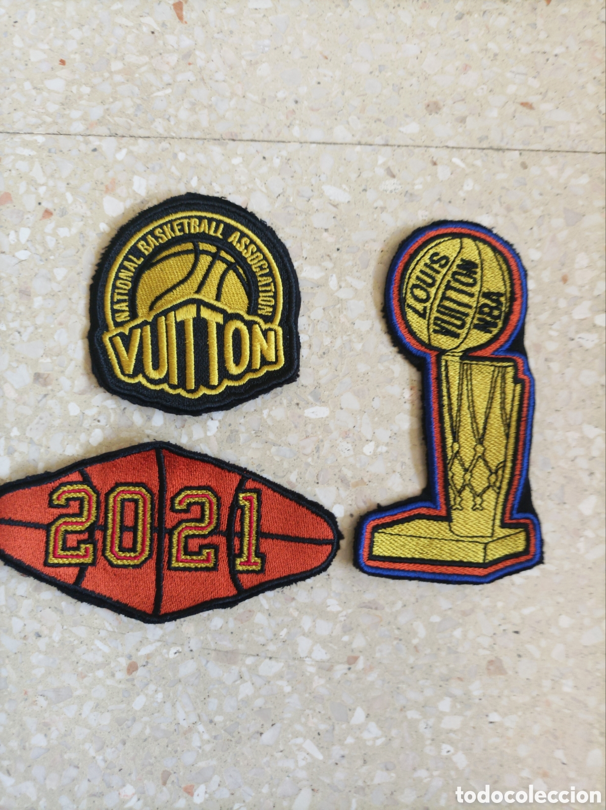 Coleccionismo: Parches nba 2021 Vuitton