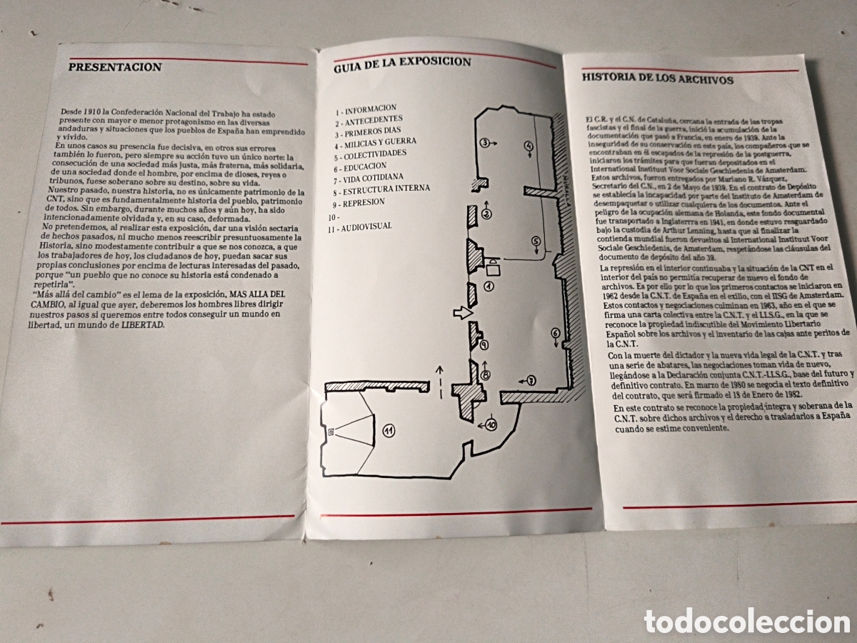 Coleccionismo: Programa Exposici&oacute;n CNT Mas alla del cambio - Foto 2