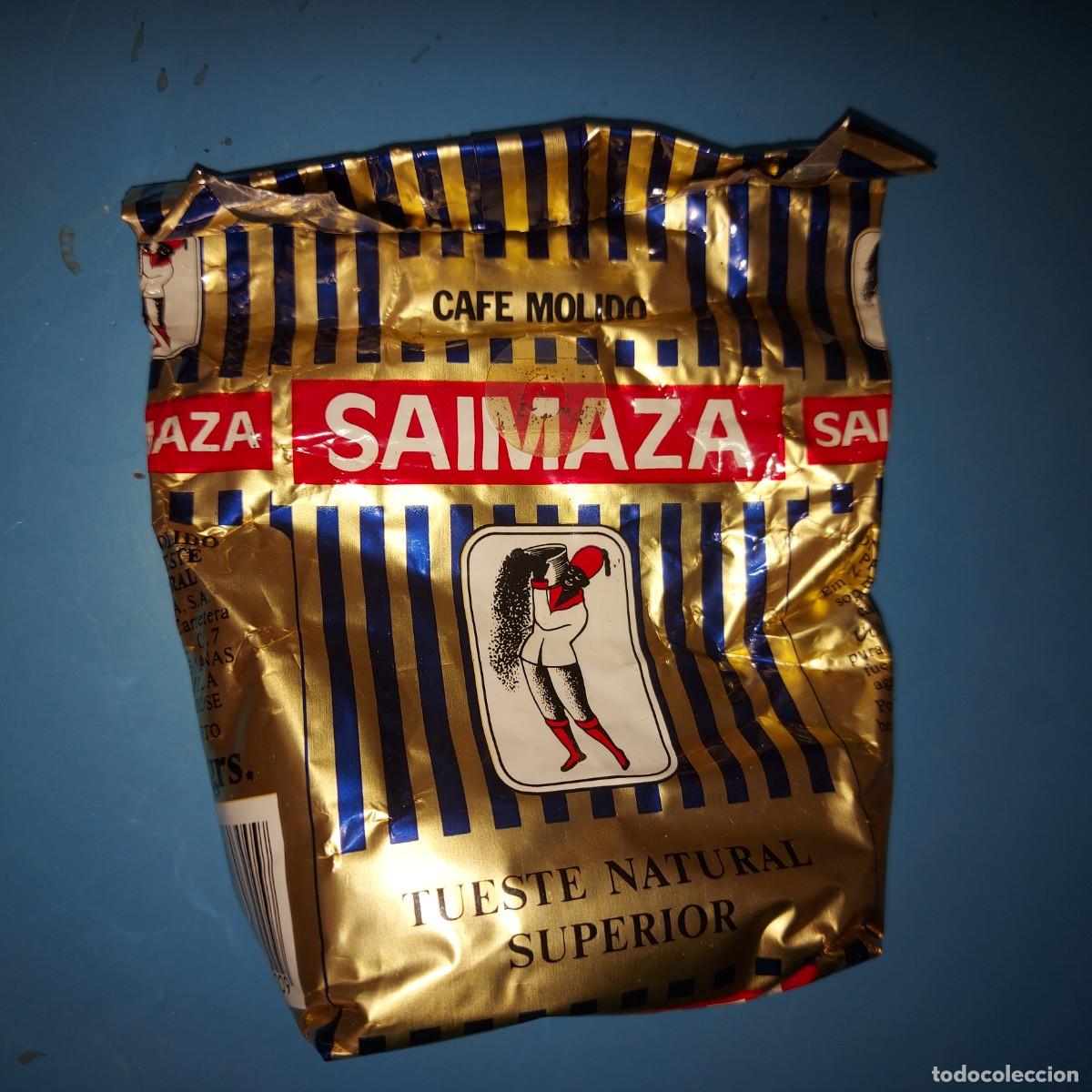 Coleccionismo: Caf&eacute; Saimaza envase con contenido, a&ntilde;os 80