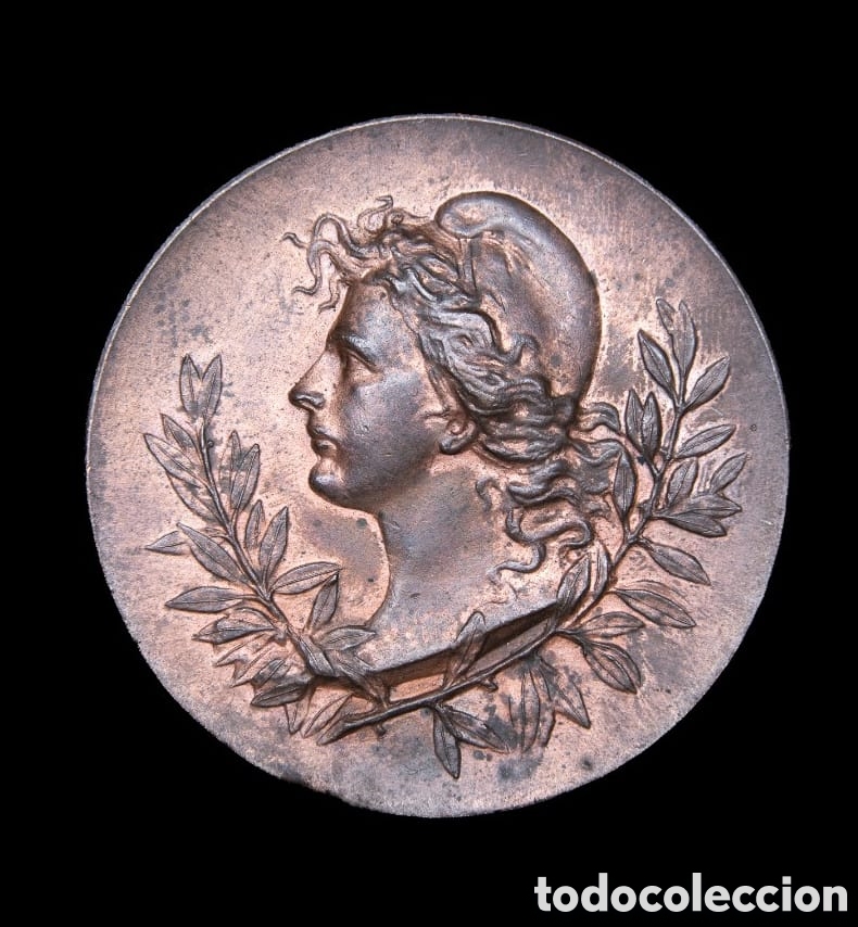 Coleccionismo: Medalla argentina tiro ND LA PLATA TIRO FEDERAL ARGENTINO Cobre 38 mm 25.67 mm
