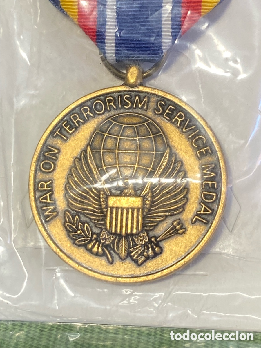 Coleccionismo: Medalla o condecoraci&oacute;n y pasador. del ej&eacute;rcito de EE.UU. Guerra global contra el terrorismo (USA).