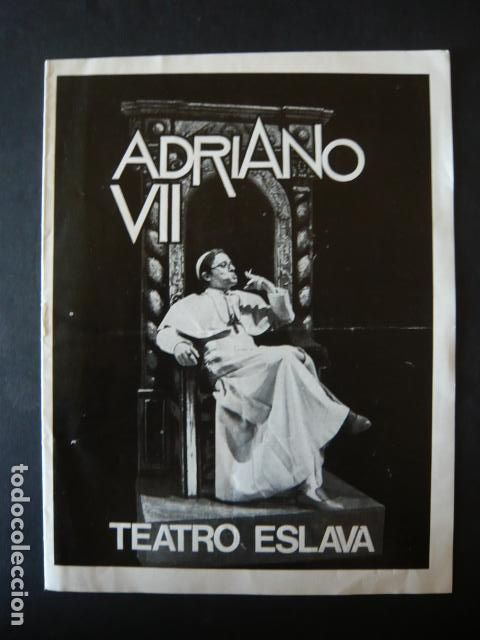 Colecionismo: MADRID TEATRO ESLAVA PROGRAMA TEATRO ADRIANO VII PETER LUKE