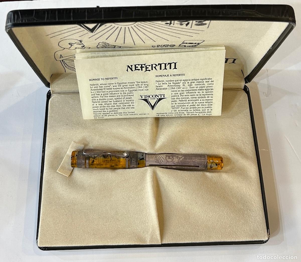 Coleccionismo: CREXP754 PLUMA ESTILOGRAFICA VISCONTI NEFERTITI EDICION LIMITADA