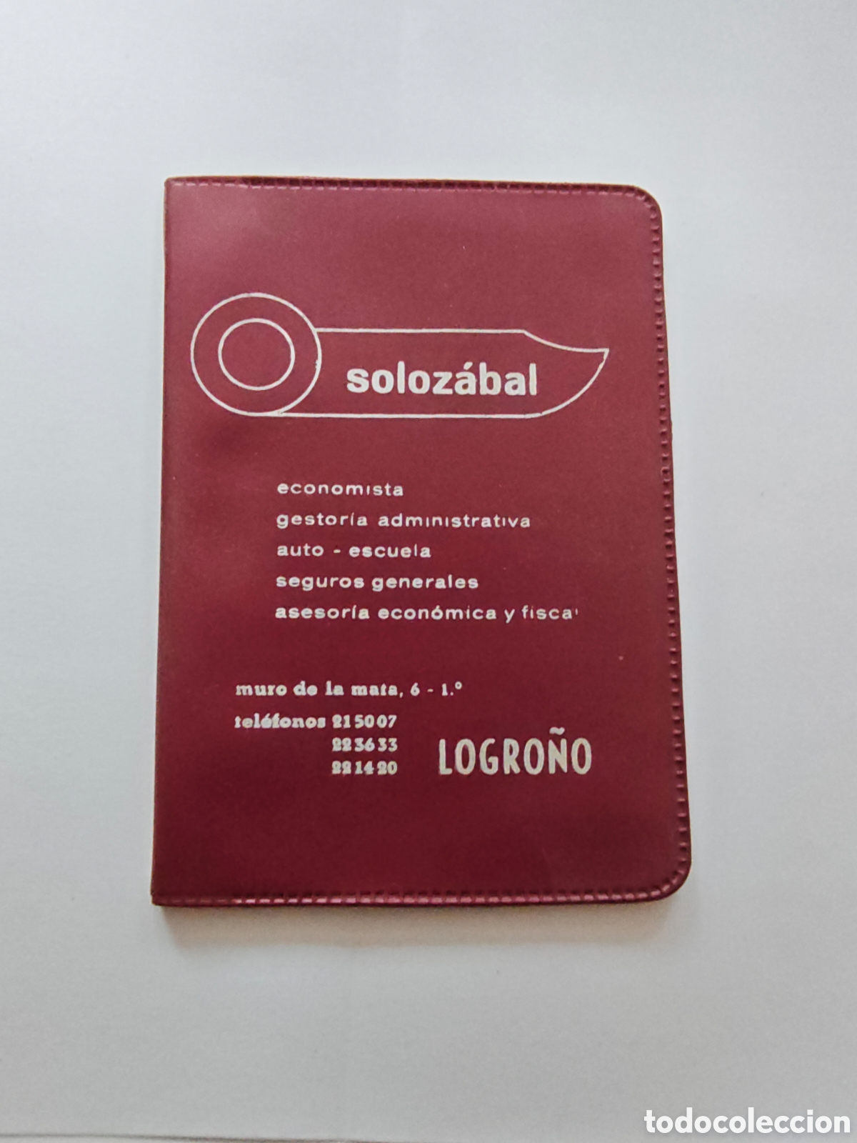 Coleccionismo: ANTIGUA CARTERA PLASTICO - SOLOZABAL - LOGRO&Ntilde;O - TDK14P