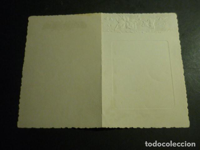 Coleccionismo: MENU MINUTA DIPTICO RELIEVE - Foto 2