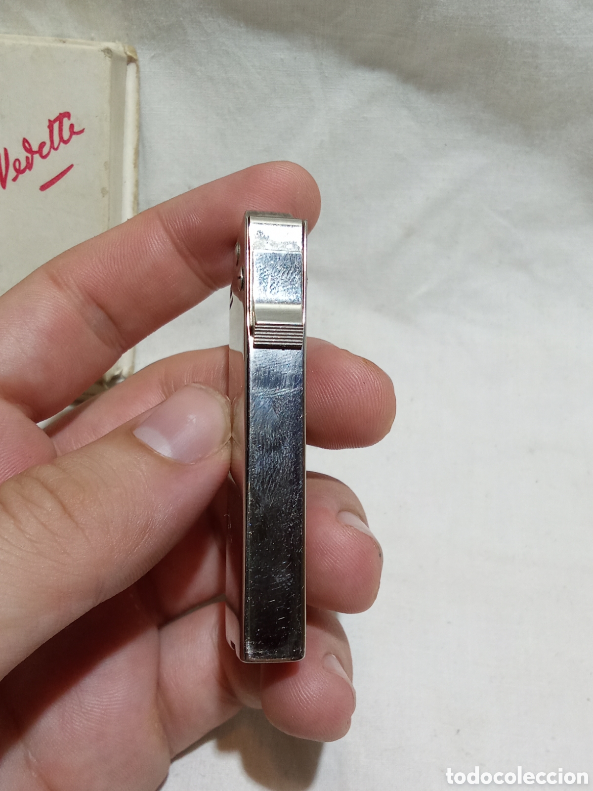 Coleccionismo: MECHERO VELETTE DE THORENS EN CAJA - Foto 4