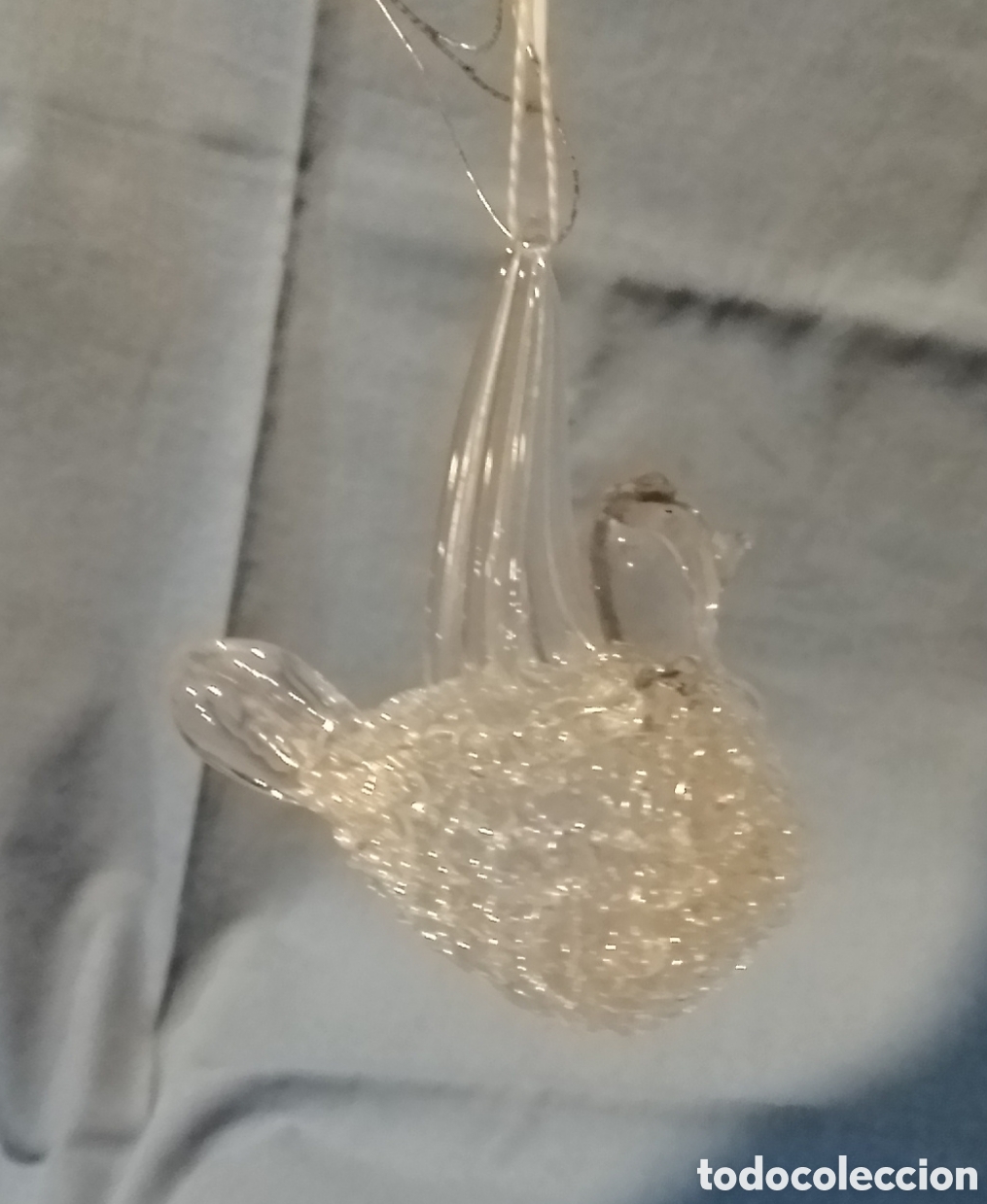 Coleccionismo: Figura de pajaro de cristal