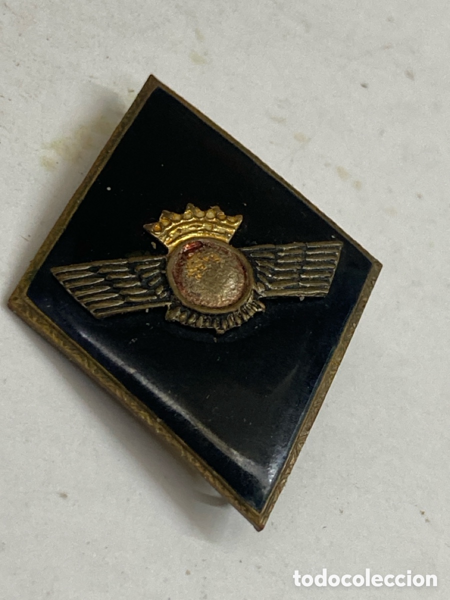 Coleccionismo: rombo de solapa o cuello del Ej&eacute;rcito del Aire y del Espacio de Espa&ntilde;a