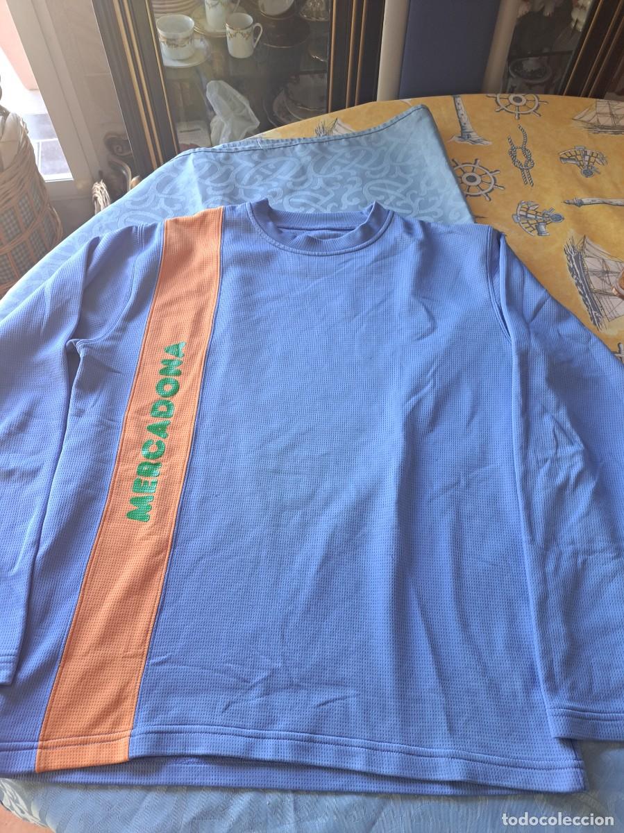 Coleccionismo: Antigua camiseta de Mercadona, Uniforme de los a&ntilde;os 90, talla L, manga larga