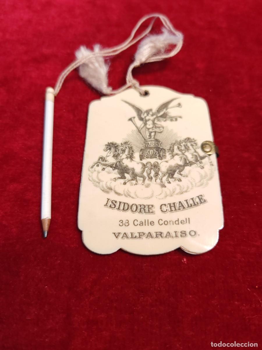 Collezionismo: libreta publicidad Valpara&iacute;so chile isidore chalie celuloide hacia 1900