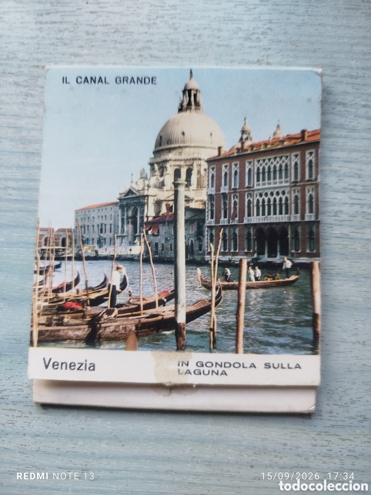 Coleccionismo: Antigua caja cerillas italiana 10 x 9cm
