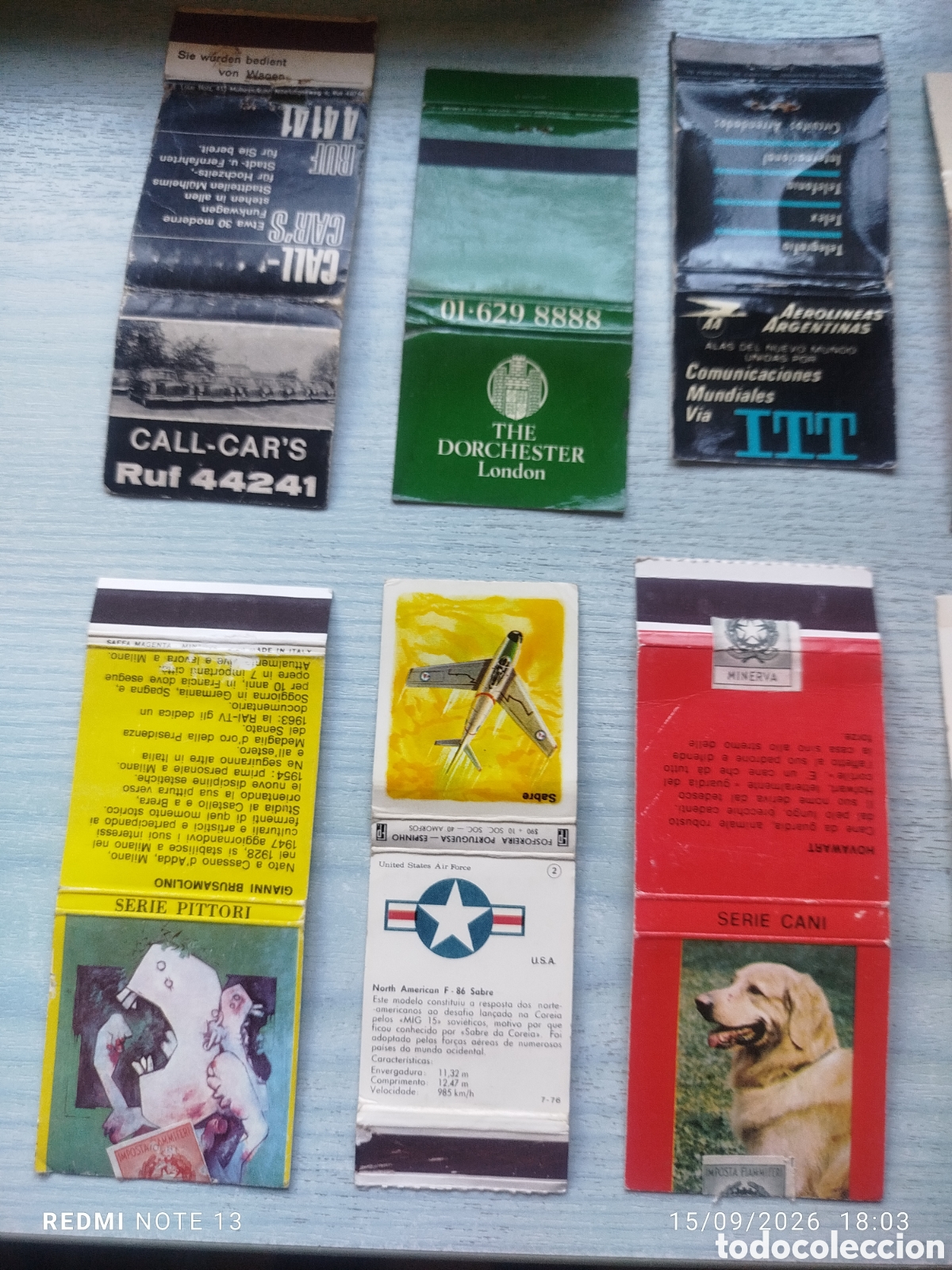 Coleccionismo: 10 cajas cerillas extranjeras plancha temas varios