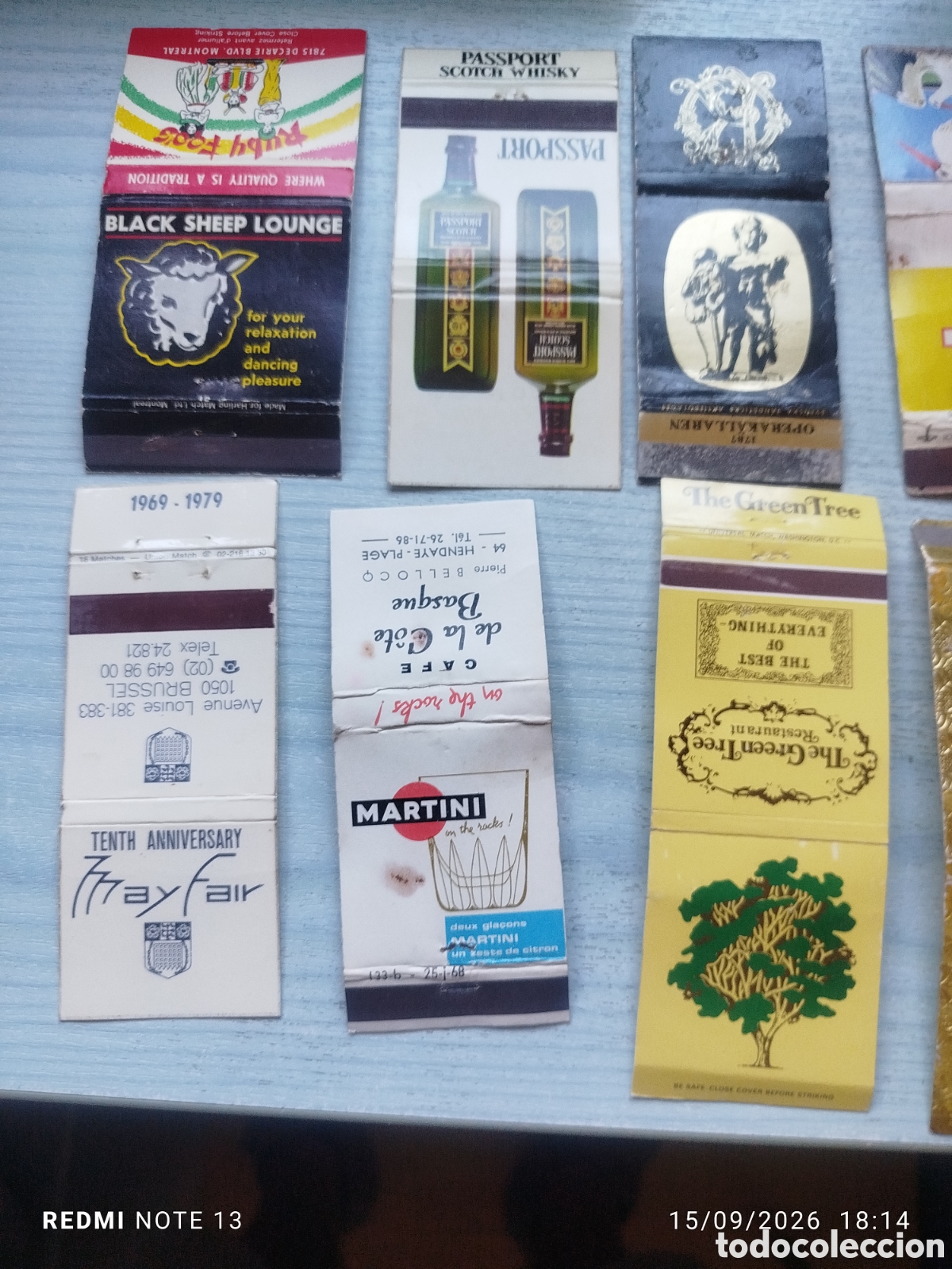 Coleccionismo: 10 cajas cerillas extranjeras plancha temas varios