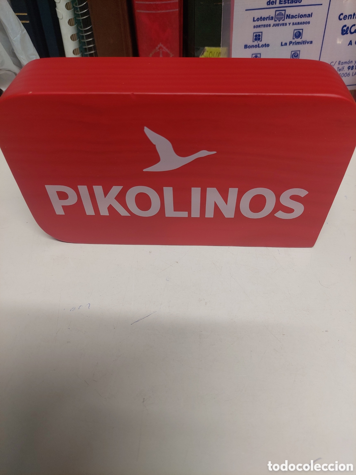 Coleccionismo: EST&Aacute;TICO PUBLICIDAD ZAPATOS PIKOLINOS MADERA