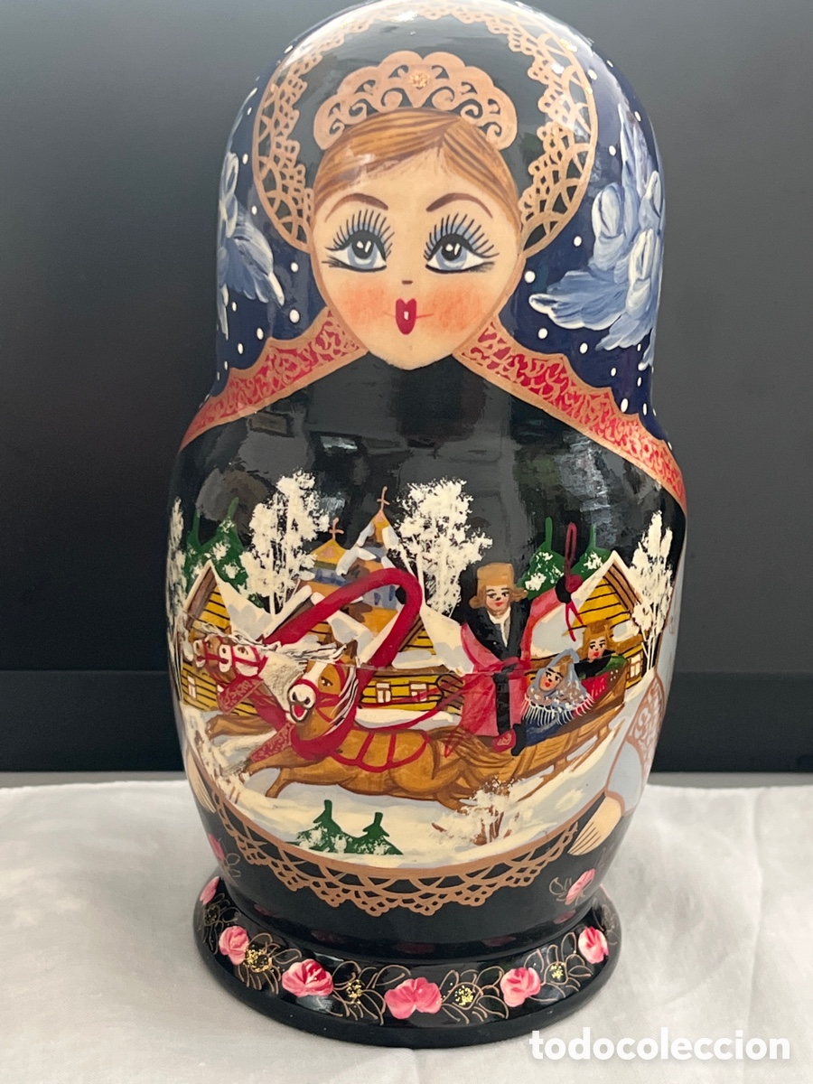 Collecting: MU&Ntilde;ECA MATRIOSKA RUSA, PINTADA A MANO Y FIRMADA