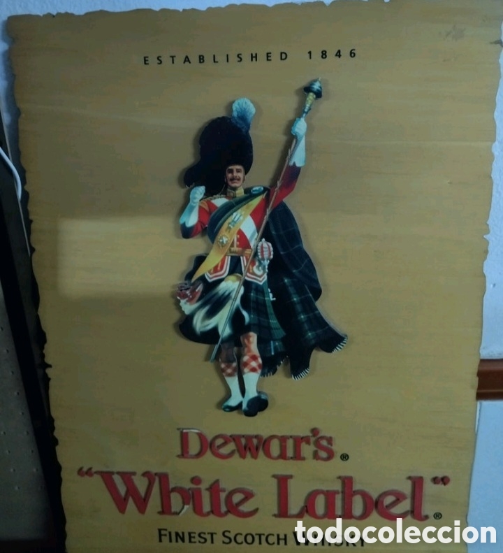 Coleccionismo: Publicidad madera whisky - Foto 2