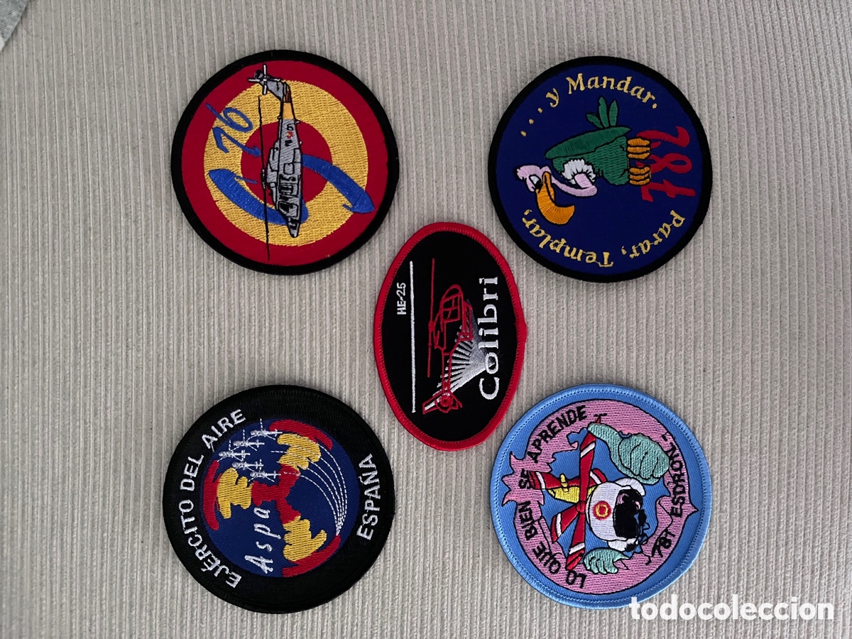 Sammeln: 5 parches Escuela Militar de Helic&oacute;pteros de Armilla