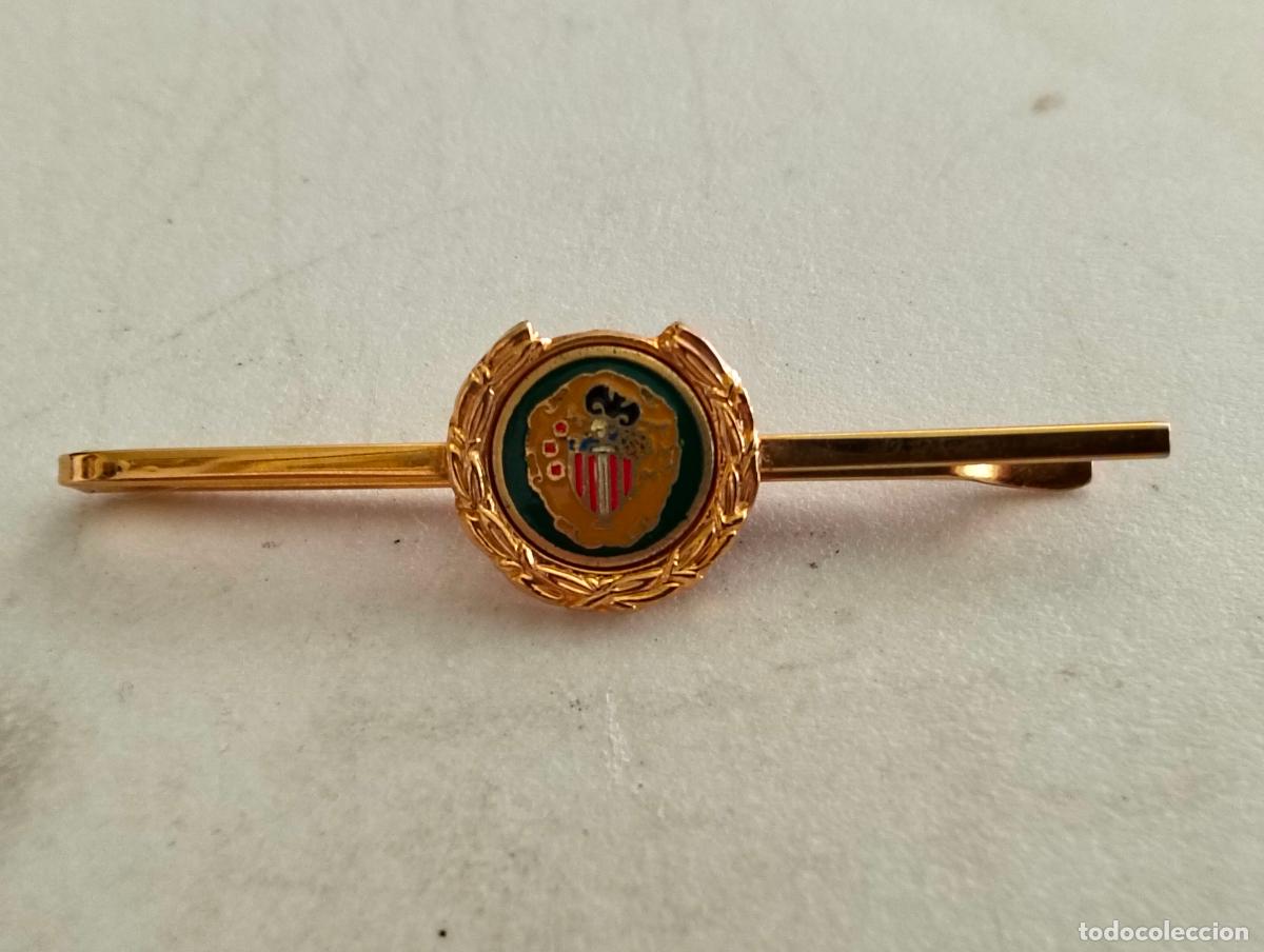 Coleccionismo: PASADOR DE CORBATA, SUJETACORBATA, ESCUDO HERALDICO