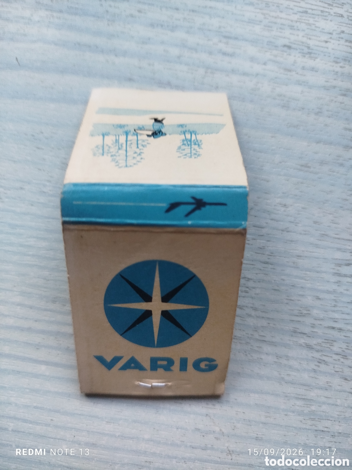 Coleccionismo: Caja cerillas aerol&iacute;neas varig