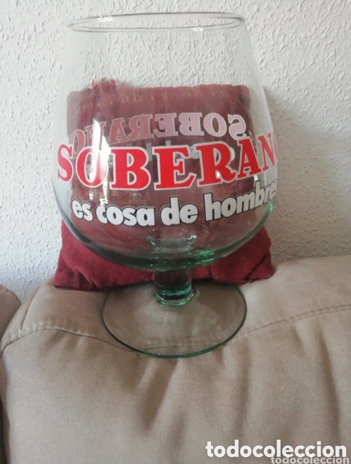 Coleccionismo: Copa cristal publicidad - Foto 2