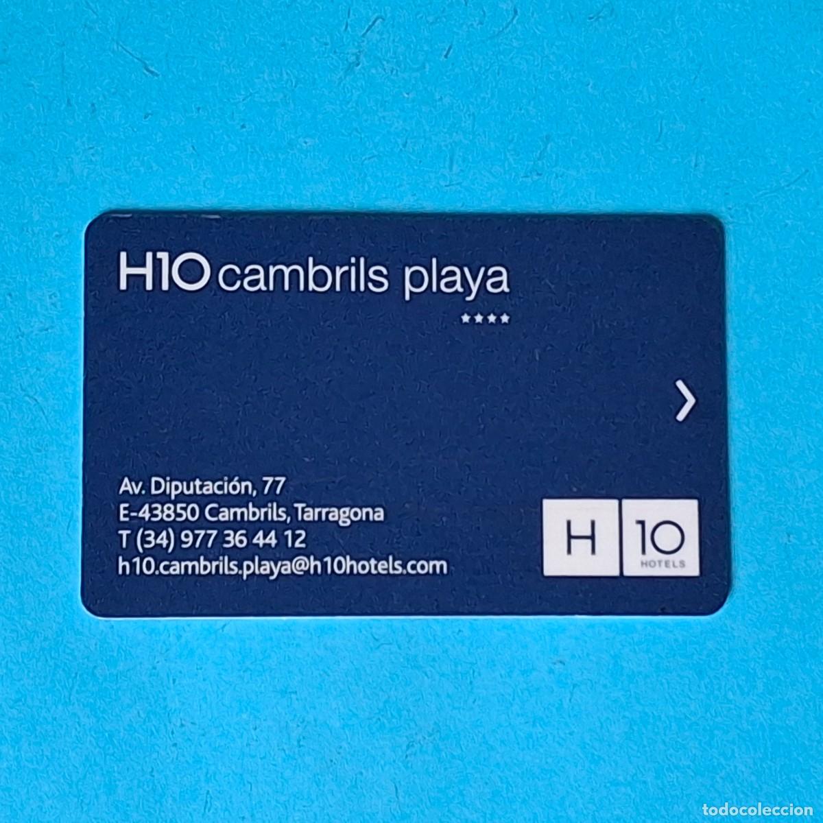 Coleccionismo: TARJETA LLAVE MAGNETICA HOTEL - H10 CAMBRILS PLAYA - CAMBRILS (TARRAGONA)
