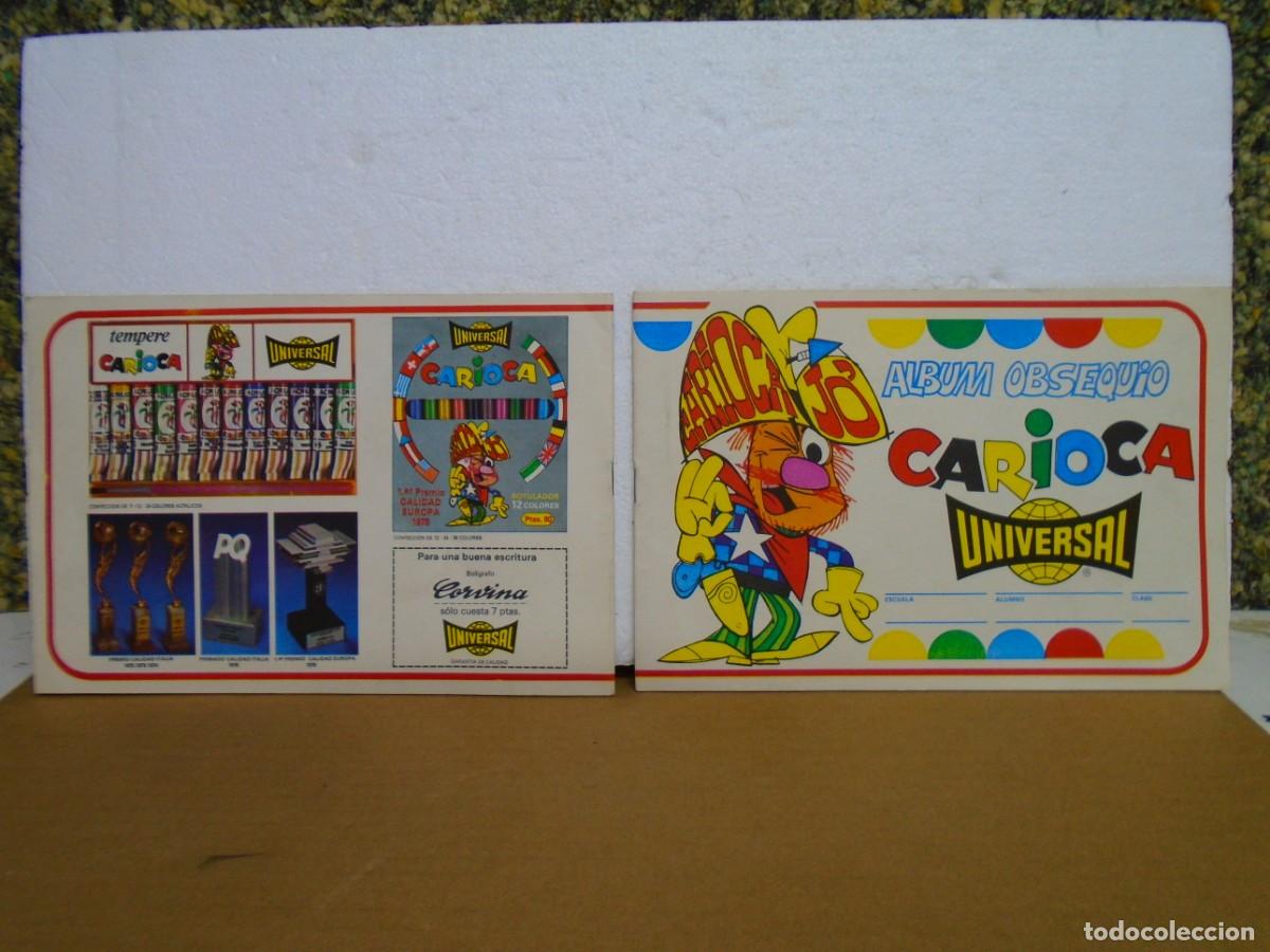 Coleccionismo: ALBUNES(2)OBSEQUIO DE CARIOCA,PARA DIBUJAR(SIN USO) A&Ntilde;OS 70.