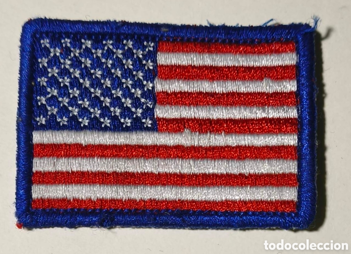 Coleccionismo: EEUU. Parche. Bandera del ejercito