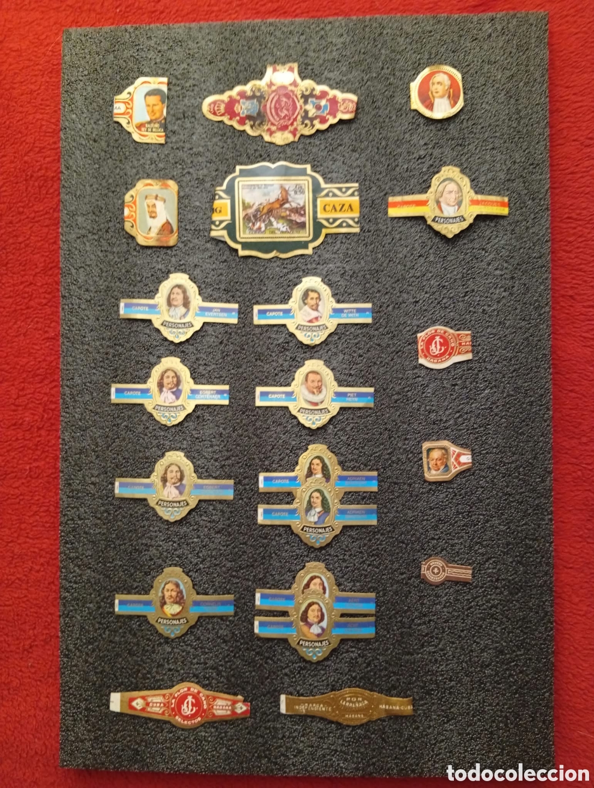 Coleccionismo: Lote de antigua colecci&oacute;n de 25 vitolas