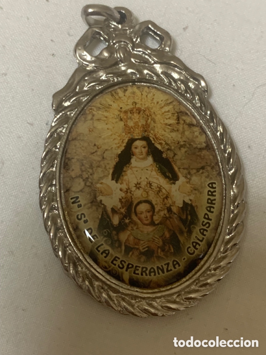 Collectionnisme: Medalla Ntra. Sra. de la Esperanza Calasparra &ndash; &Aacute;ngel de la Guarda &ndash; doble imagen