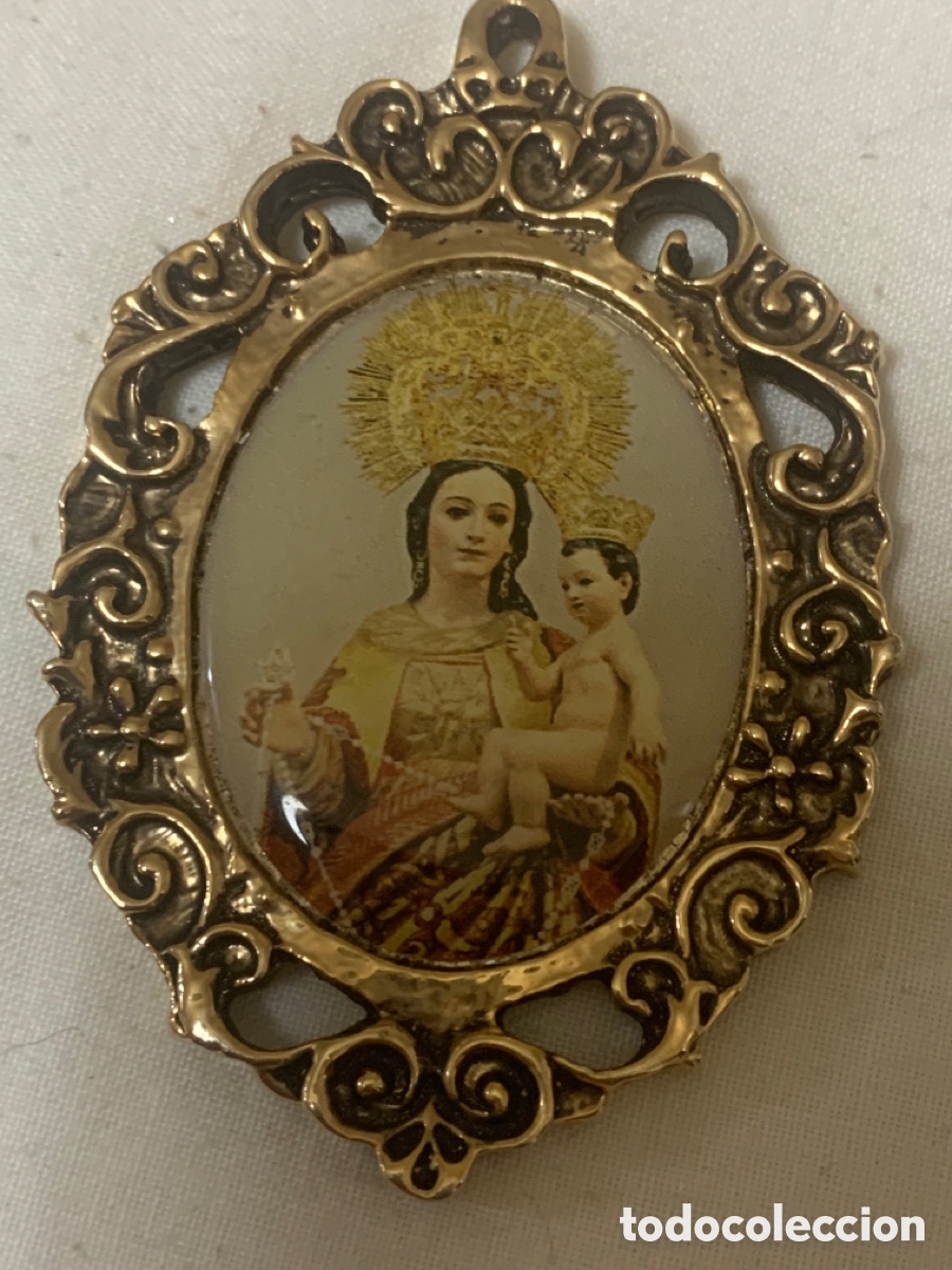 Collectionnisme: Medalla Virgen del Rosario &ndash; Sayalonga M&aacute;laga &ndash; gran formato 7 &times; 5 cm