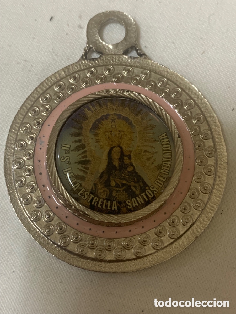 Colecionismo: Medalla Ntra. Sra. de la Estrella &ndash; Santos de Maimona &ndash; 6 cm &ndash; Virgen