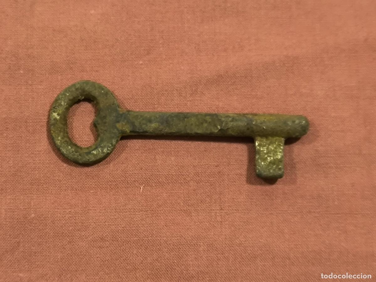 Sammeln: Llave Antigua de Hierro 8 cm &ndash; Llav&iacute;n de Forja Coleccionismo Cerrajer&iacute;a
