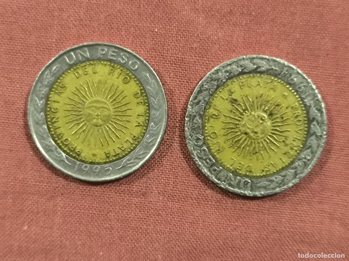 Colecionismo: Lote de Monedas de Argentina &ndash; Pesos Bimet&aacute;licos Rep&uacute;blica Argentina
