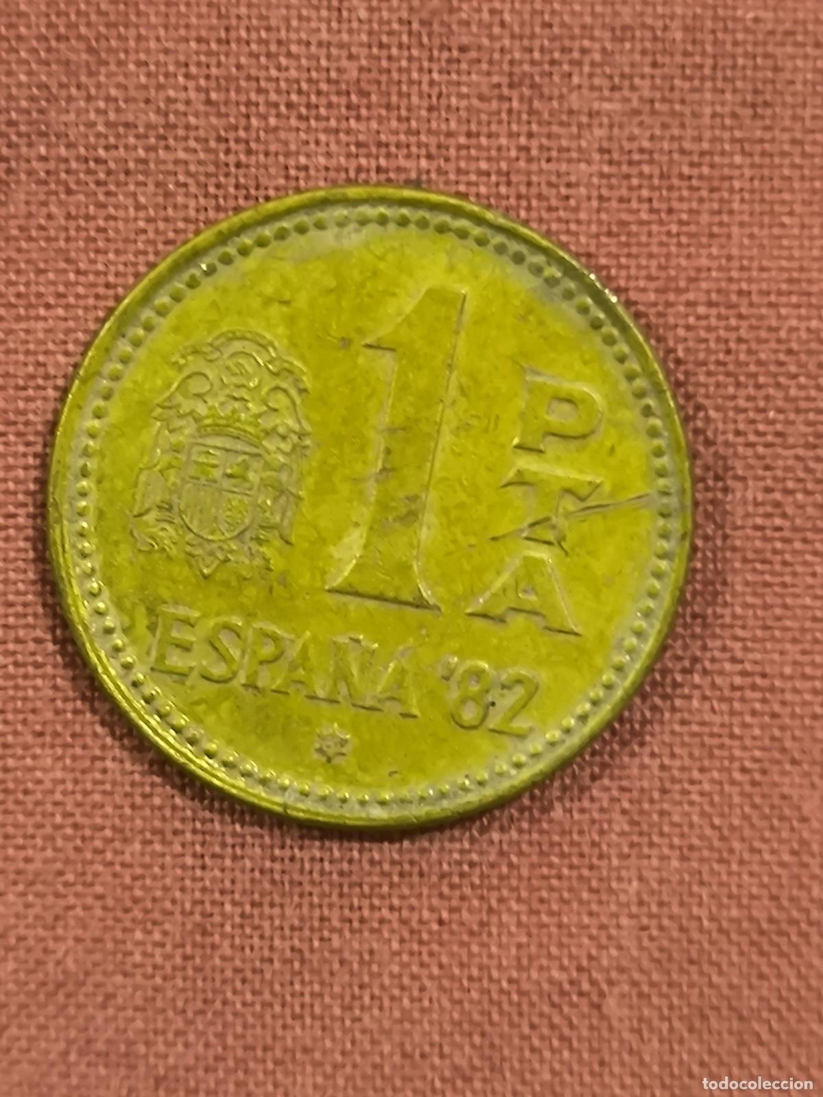 Collezionismo: Moneda 1 Peseta Espa&ntilde;a Mundial 82 &ndash; Juan Carlos I Conmemorativa Numism&aacute;tica