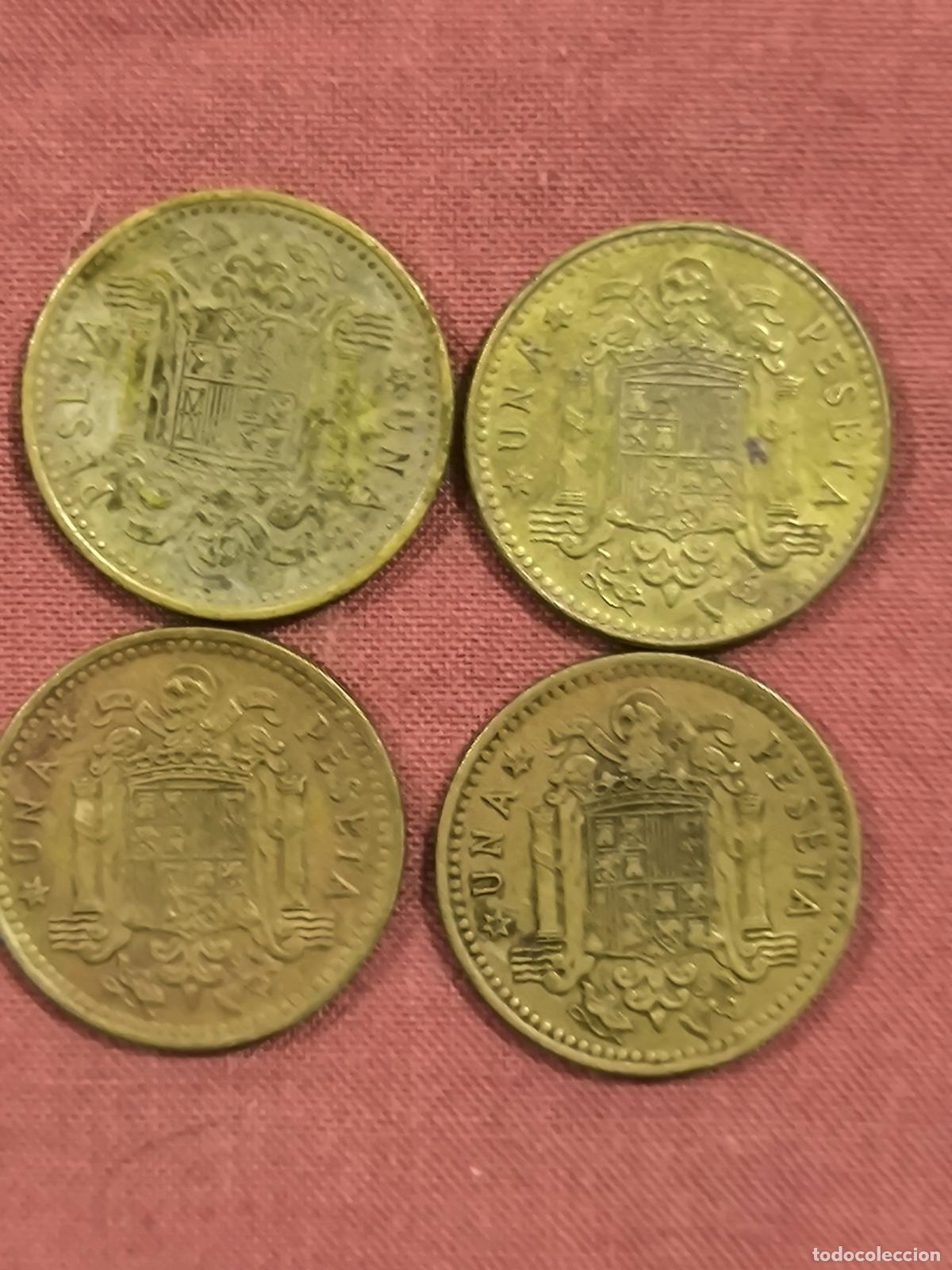 Collezionismo: Lote de Pesetas de Franco &ndash; Monedas 1 Peseta Estado Espa&ntilde;ol Numism&aacute;tica