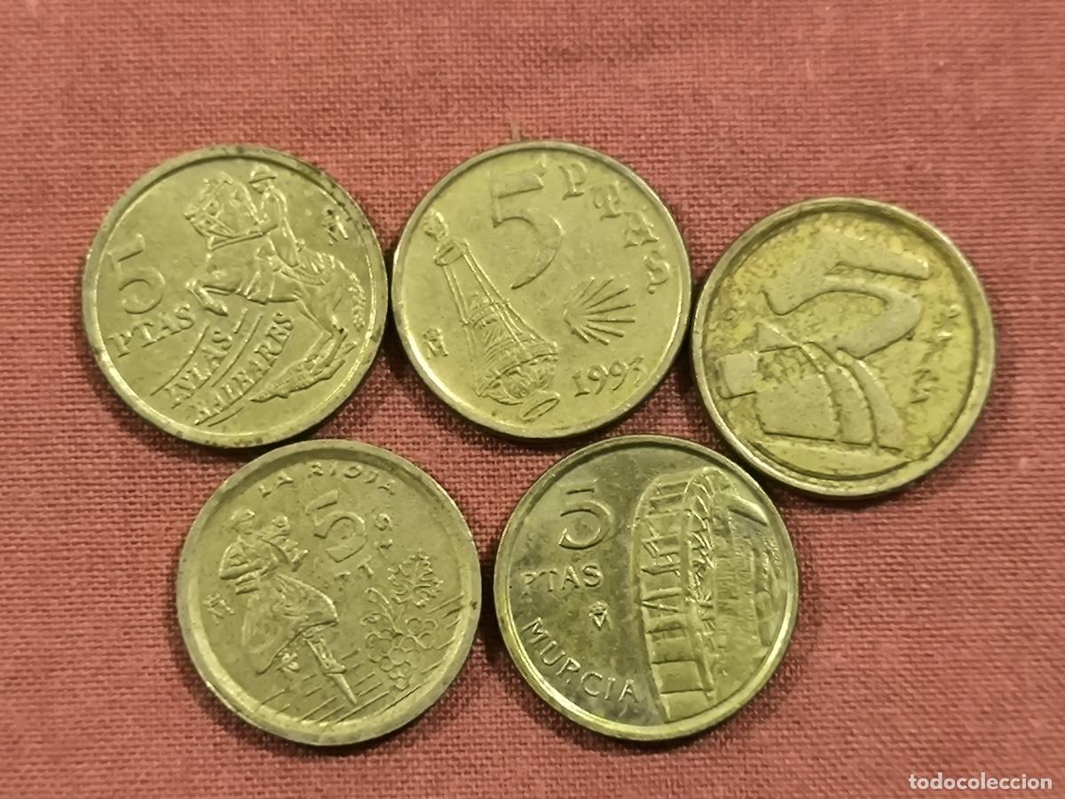 Collezionismo: Lote de Pesetas Surtidas &ndash; Monedas de 5 Pesetas Conmemorativas Espa&ntilde;a