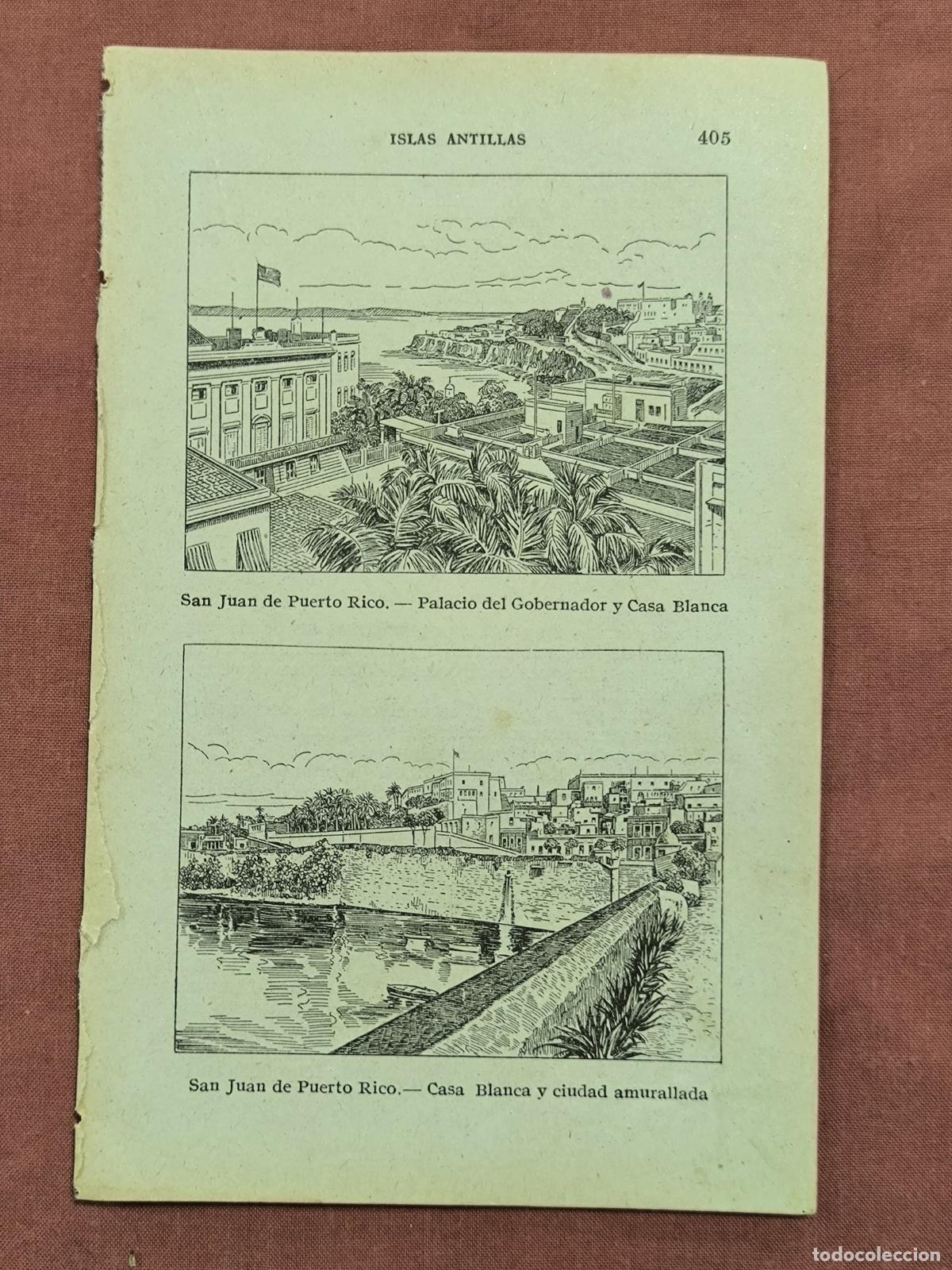 Collectionnisme: Antiguos Grabados Puerto Rico San Juan &ndash; Palacio del Gobernador Antillas