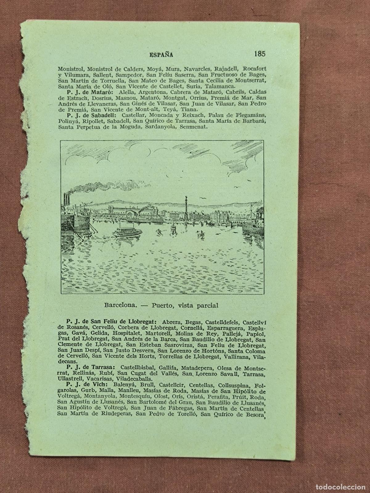 Collezionismo: Antiguo Grabado Barcelona Puerto &ndash; Vista Parcial del Puerto de Coleccionismo
