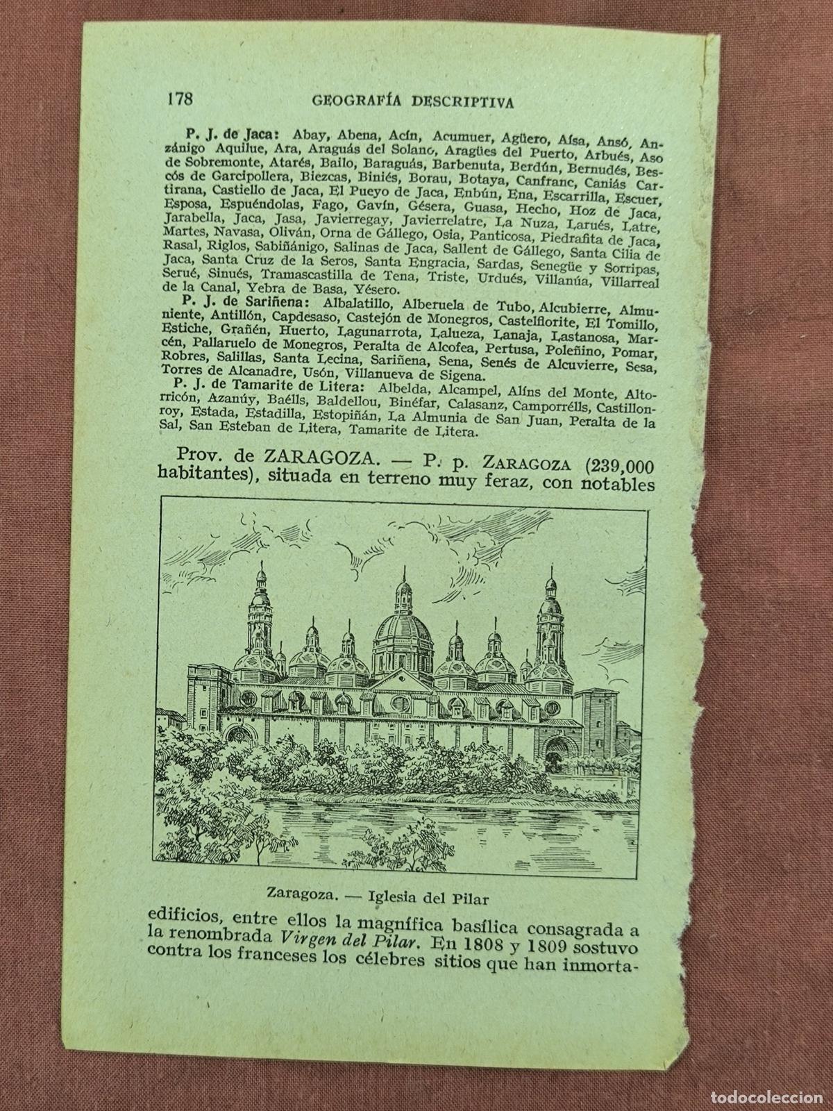 Collezionismo: Antiguo Grabado Zaragoza Bas&iacute;lica del Pilar &ndash; Vista Monumental Coleccionismo